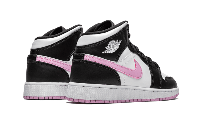 Jordan 1 Mid White Black Light Arctic Pink