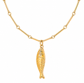Adoni Fish Pendant Necklace — Short Necklace
