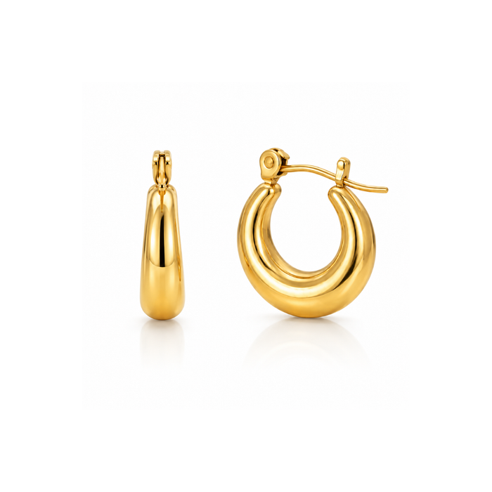 Anastasia Huggie Hoop Earring