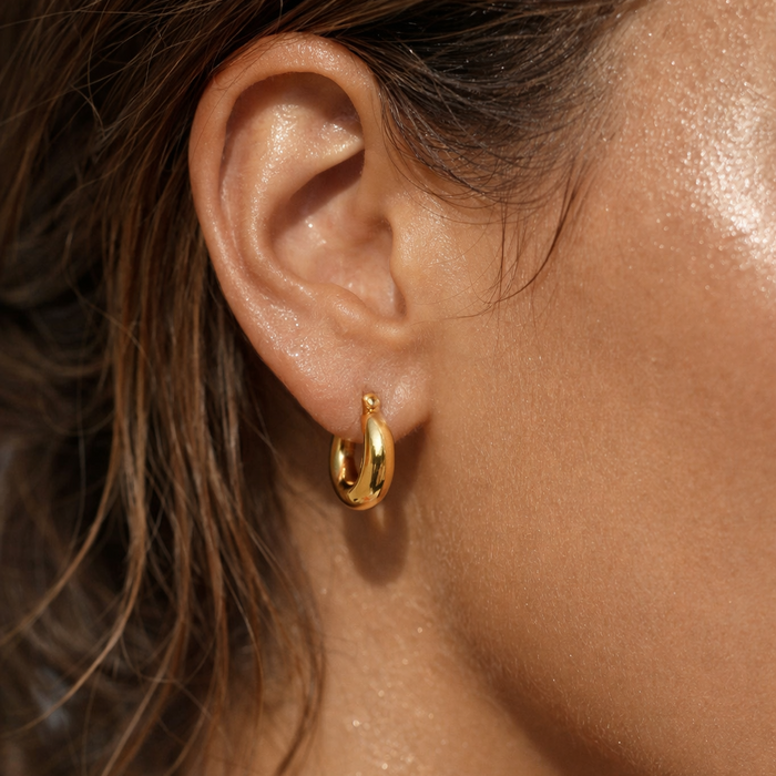Anastasia Huggie Hoop Earring