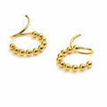 Annie Spiral Beaded Earring — Spiral Earring
