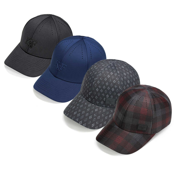 Athleisure Fitted Hats 4-Pack