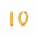 Blakely Hammered Mini Hoop Earring