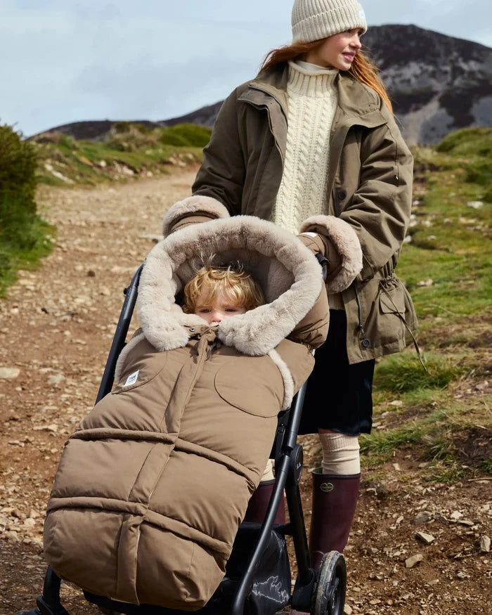 Moss Brown Faux Fur//