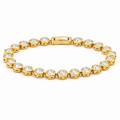 Caella Bezel Tennis Chain Bracelet