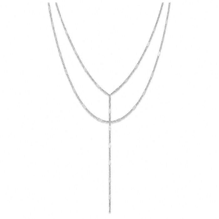 Camilla Dainty Lariat Chain Necklace — Long Necklace