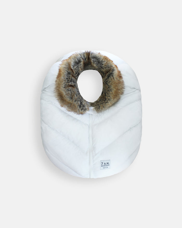 White Faux Fur / One Size 0-12M