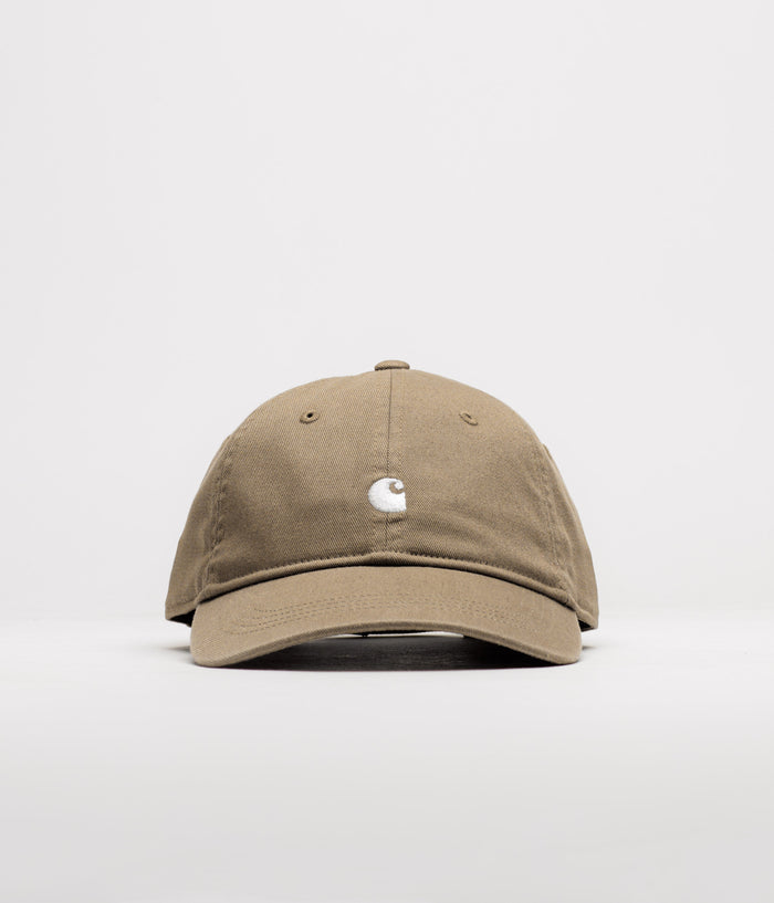 Carhartt Madison Logo Cap - Leather / White