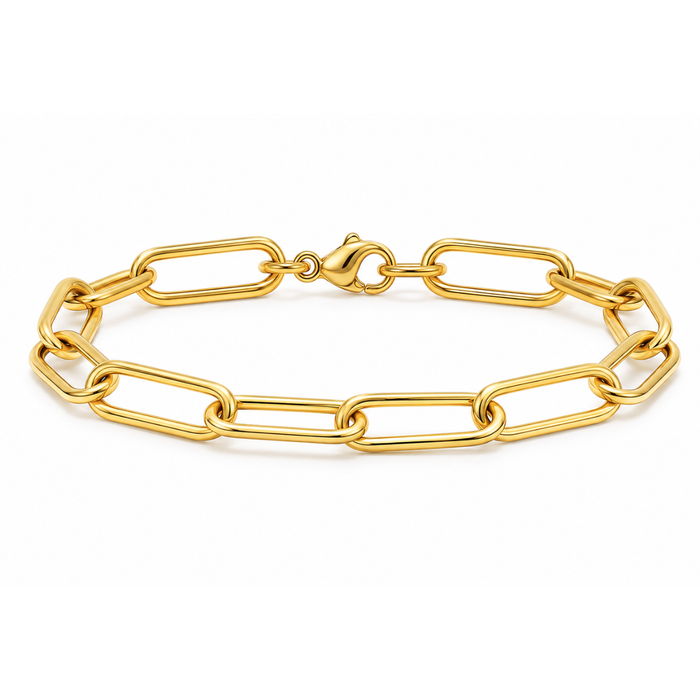 Carla Paperclip Chain Bracelet
