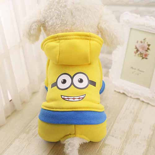 Cartoon Printed Pet Winter Dog &Cats clothes XS S M L XL XXL Pet Supplies Free Shipping