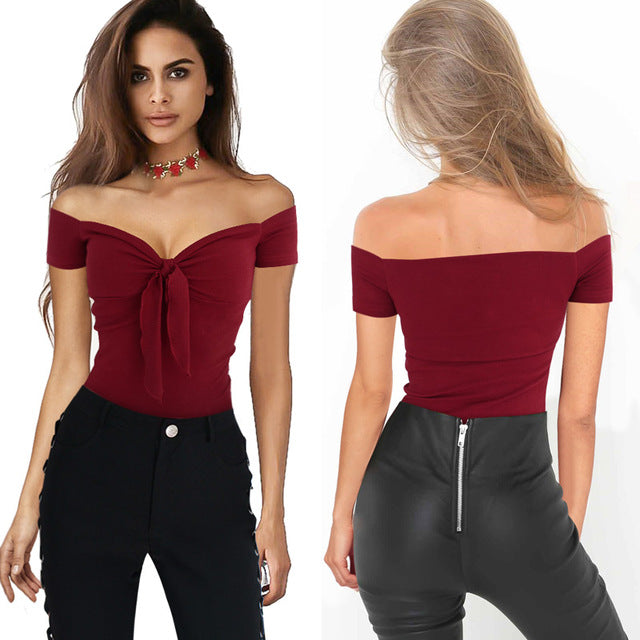 Casual Beach Party Stretch Slim T-Shirt - Free Shipping