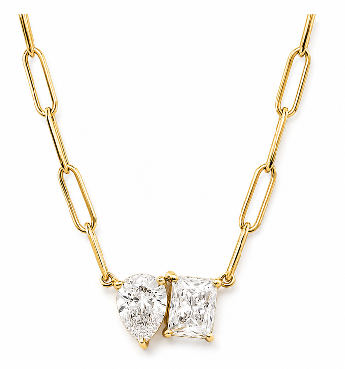 Cecilia Toi Et Moi Necklace — Short Necklace