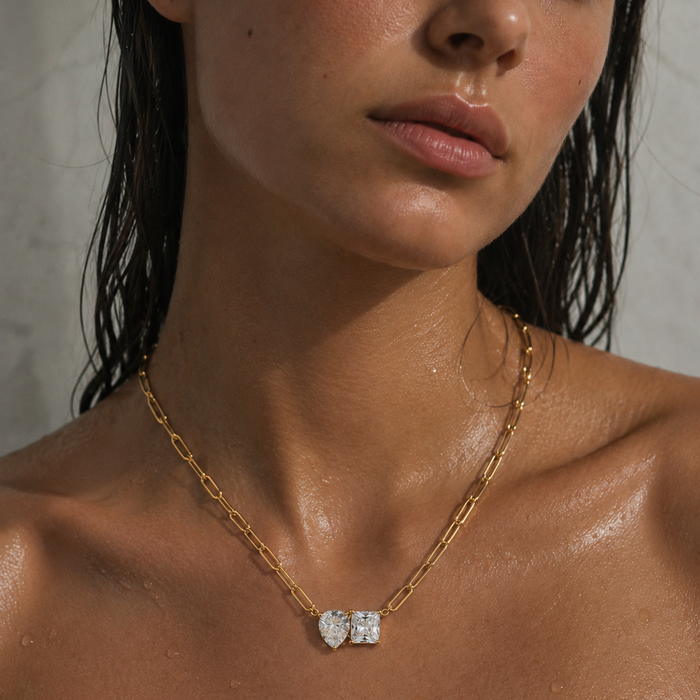 Cecilia Toi Et Moi Necklace — Short Necklace