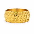 Charlize Fish Scale Ring — Statement Ring
