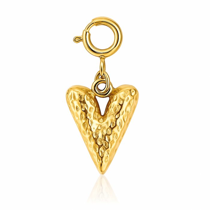 Charlotte Heart Charm — Charms & Pendants