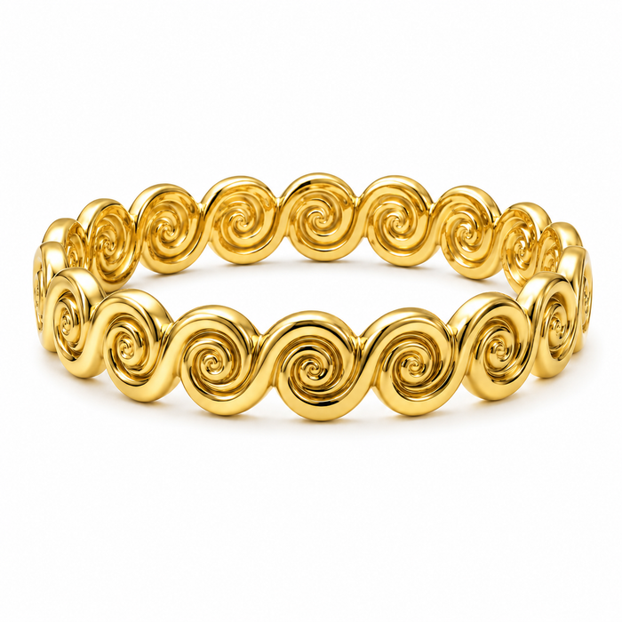 Chrishell Shell Bangle Bracelet