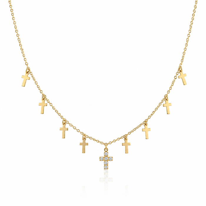 Cross Charm Necklace
