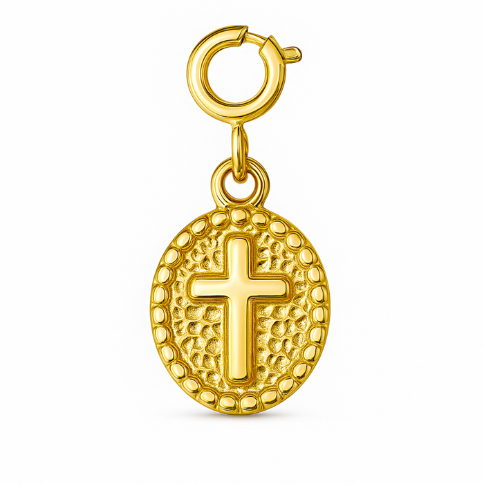 Delia Cross Charm — Charms & Pendants