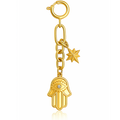 Elara Hamsa Charm — Charms & Pendants