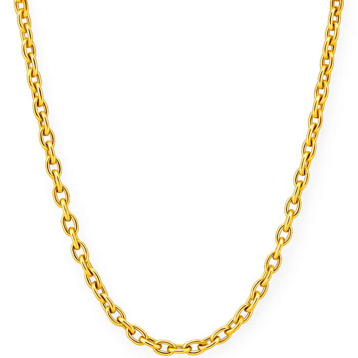 Eliza Rolo Chain Necklace — Long Necklace