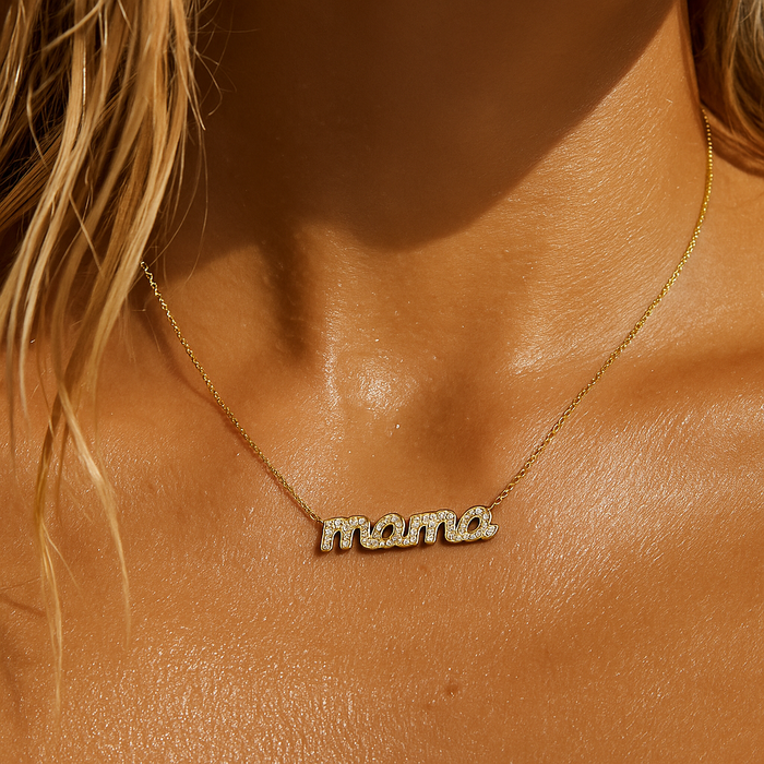 Eloise Mama Pendant Necklace — Short Necklace