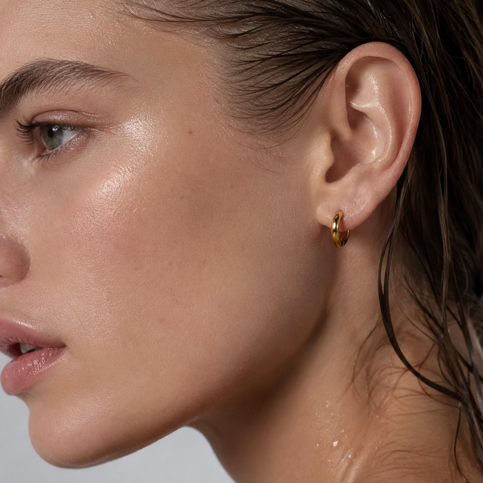 Erin Huggie Hoop Earring