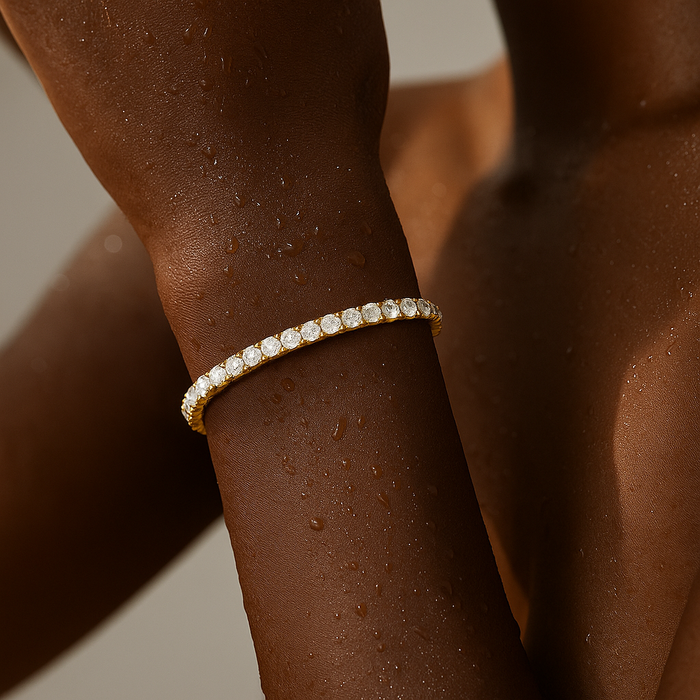 Ezra Tennis Bracelet — Stretch Bracelet