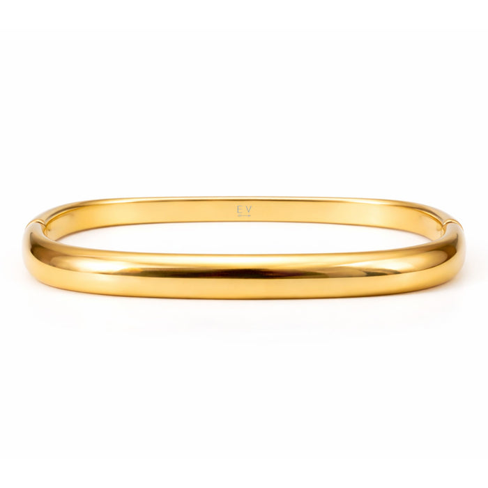 Fae Rounded Square Bangle Bracelet