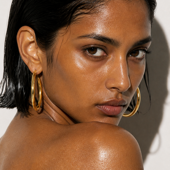 Flora Large Hoop Earring