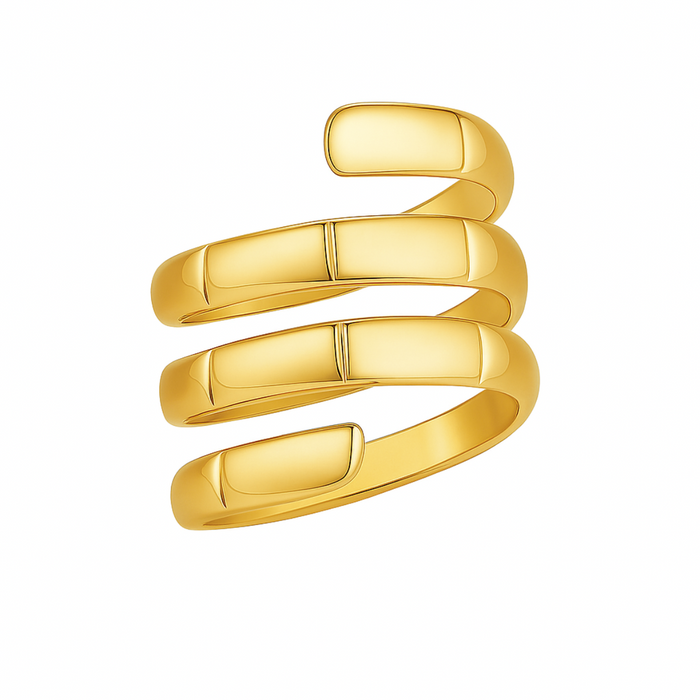 Frankie Spiral Ring — Statement Ring