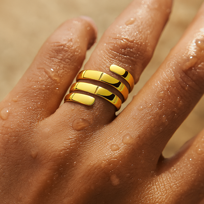 Frankie Spiral Ring — Statement Ring