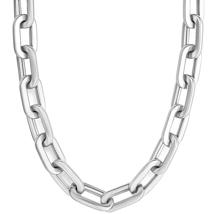 Gage Oversized Link Necklace — Short Necklace