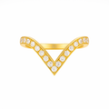 Hadley Dainty Wishbone Ring — Stackable Ring