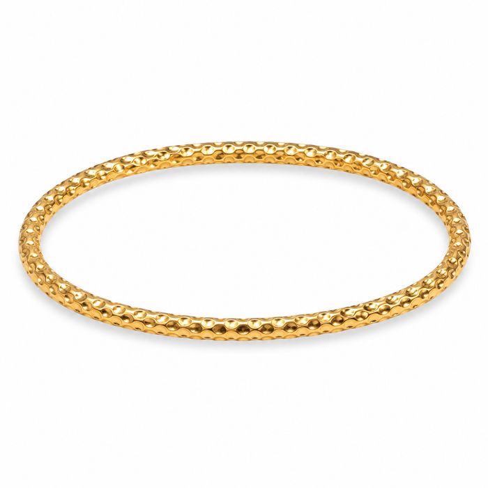 Hammered Bangle Bracelet