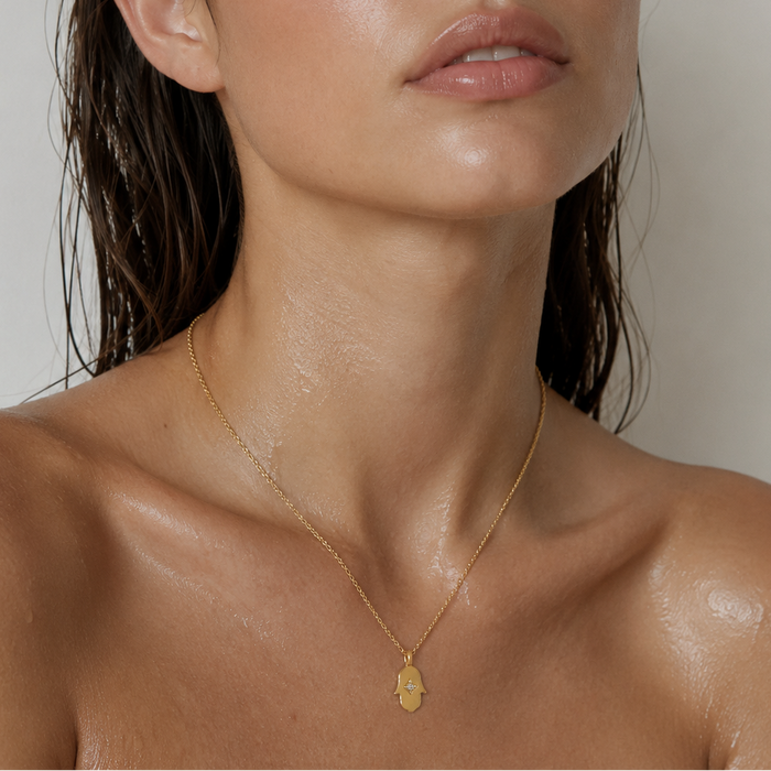 Hamsa Pendant Necklace