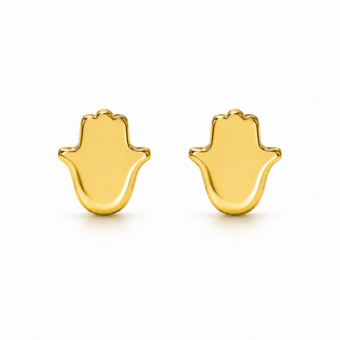 Hamsa Stud Earring