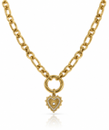 Heart Charm Toggle Necklace