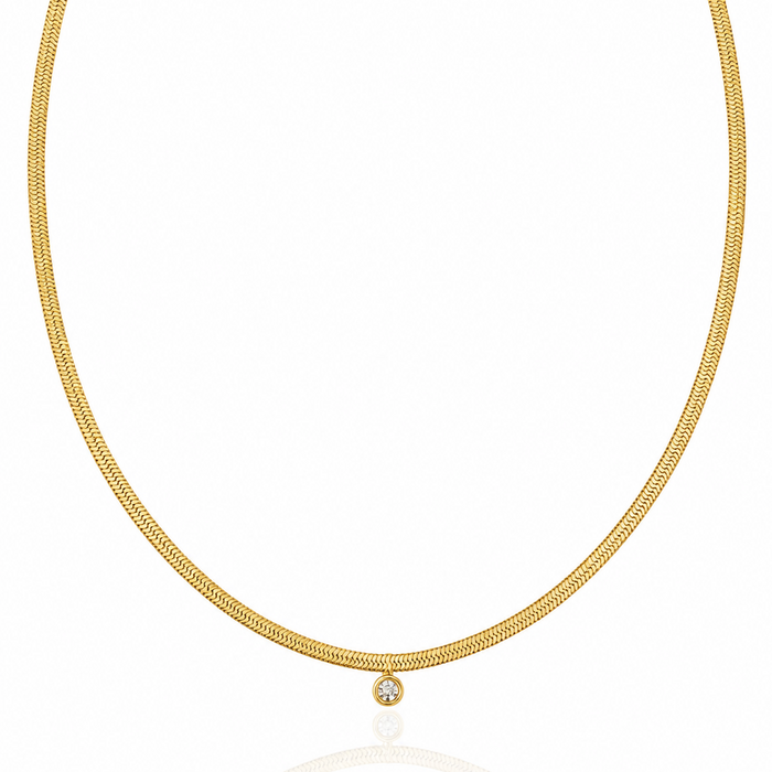 Herringbone Choker Necklace