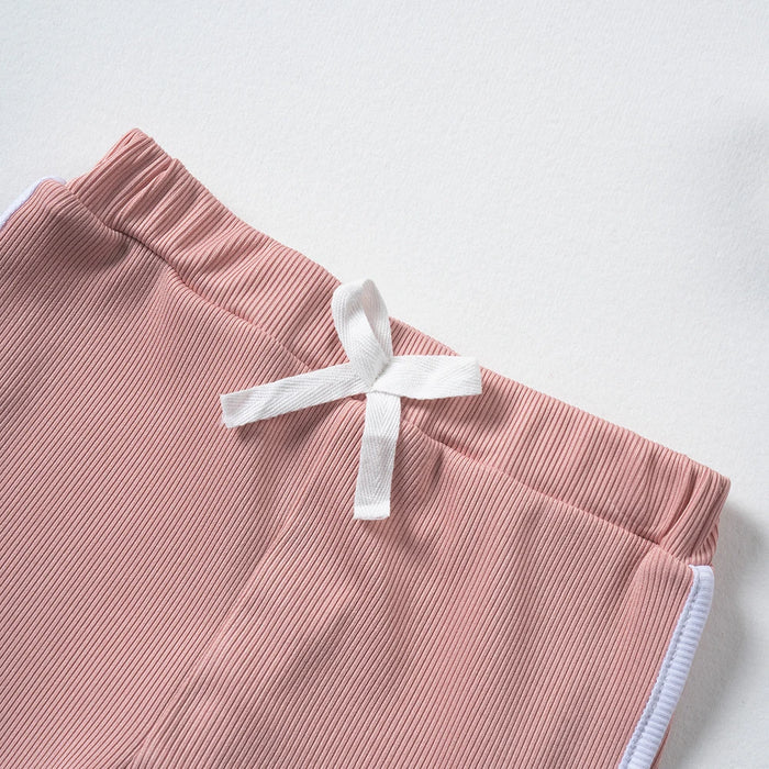 Home Outgoing Summer Shorts T-shirt Set Two Piece Cute Baby Set Comfortable Leisure Breathable Set