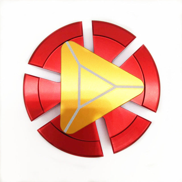 Iron Man Spinner Metal Red & Free Shipping