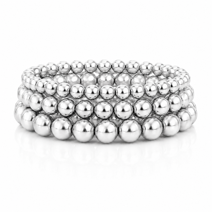Jensie Beaded Bracelet Set — Stretch Bracelet