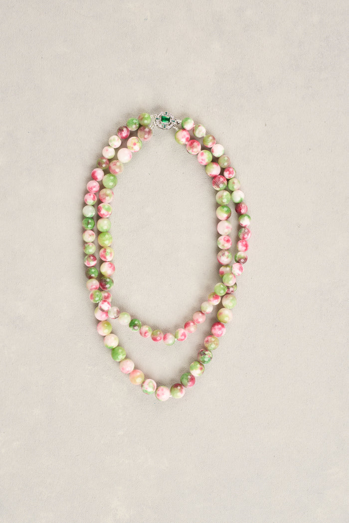Jewelled Clasp Necklace - Multicolour