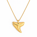 Johanna Shark Tooth Pendant Necklace — Mid-Length Necklace