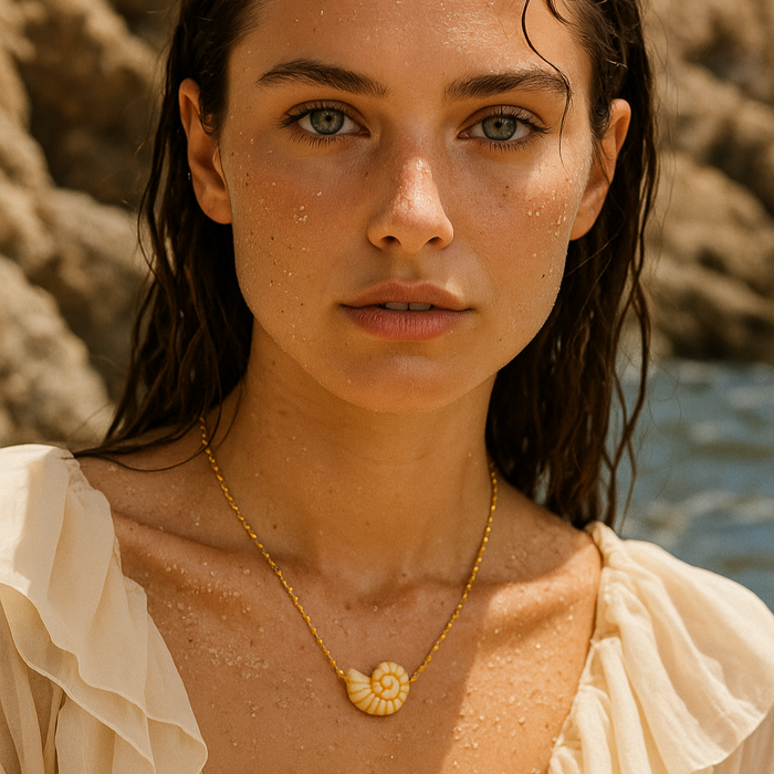 Kelley Shell Necklace — Short Necklace
