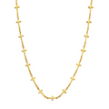 Kennedy Cross Chain Necklace — Short Necklace