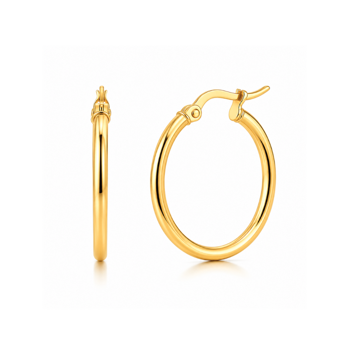 Laurette Medium Hoop Earring