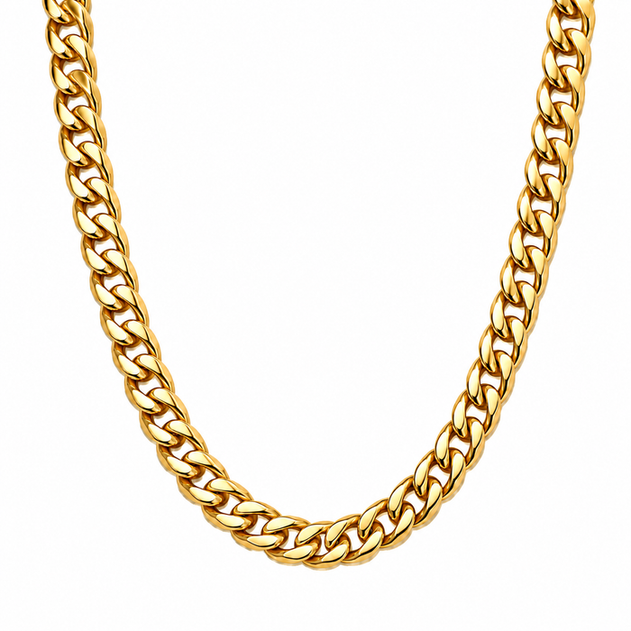 Liam Cuban Chain Necklace — Short Necklace