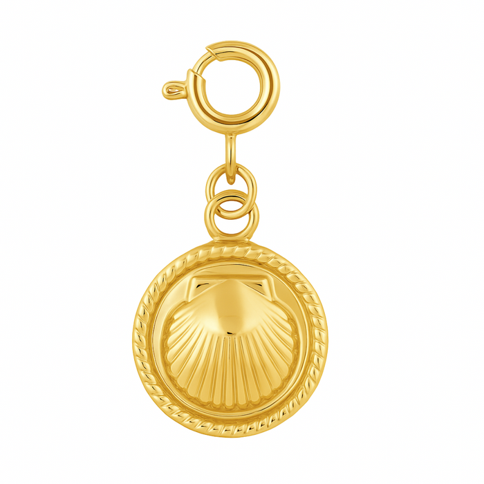 Lily Shell Charm — Charms & Pendants