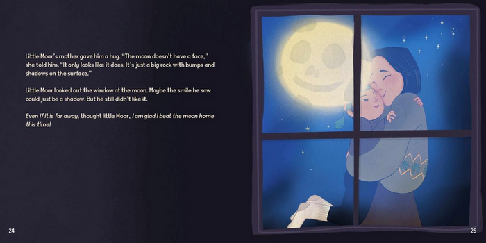 Little Moar and the Moon English Edition