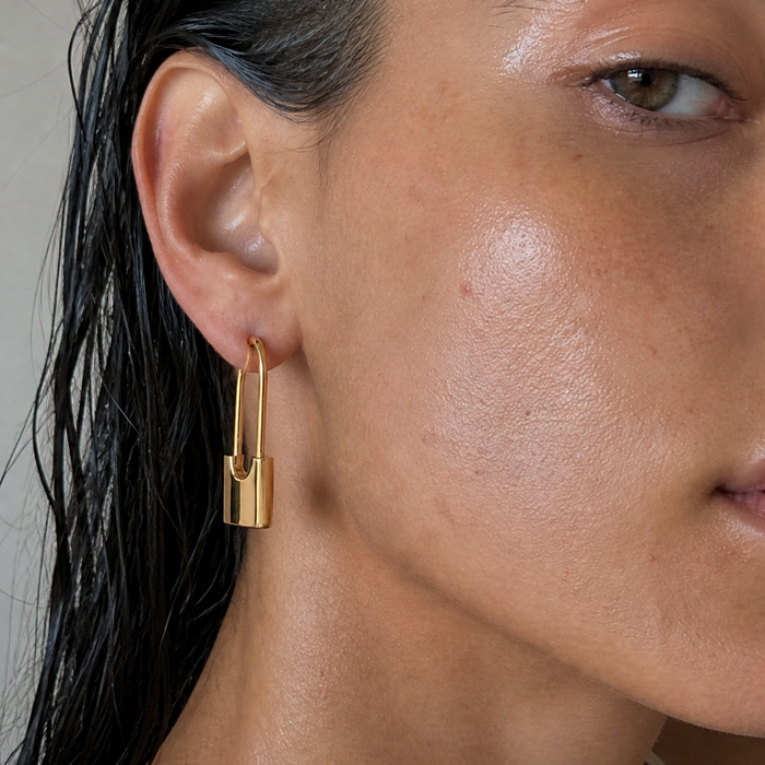 Londyn Lock Earring — Drop Earring